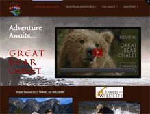 Tablet Screenshot of greatbearchalet.com